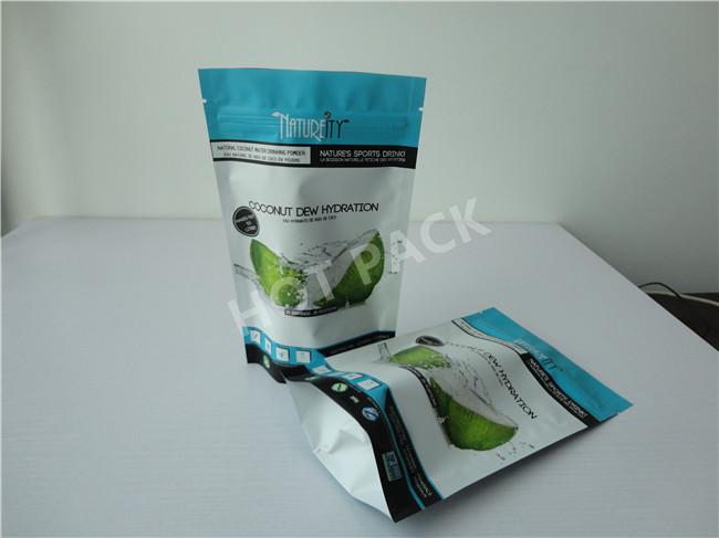 Plastic Stand Up Tea Blending And Packaging Pouch Recyclable Moisture Proof