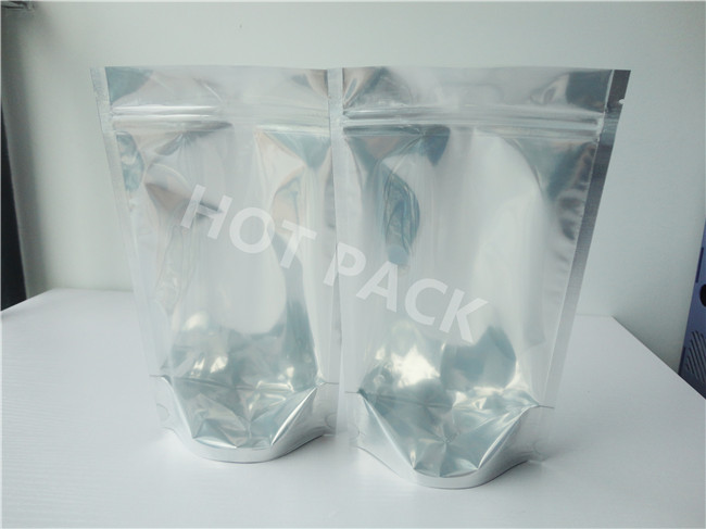 Food Grade Stand Up Pouch Bags For Food Packaging , Resealable Foil Food Packaging