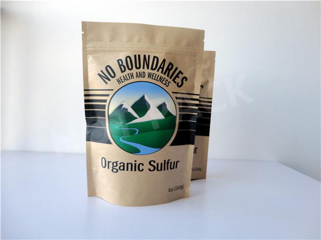 Private Label Tea / Snack Packaging Bags Customized 0 - 9 Colors Leak Proof