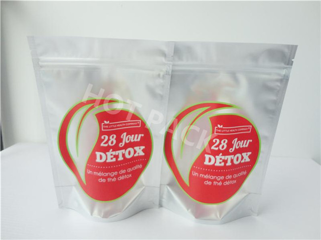 Laminated Resealable Stand Up Snack Packaging Bags With Transparent Window