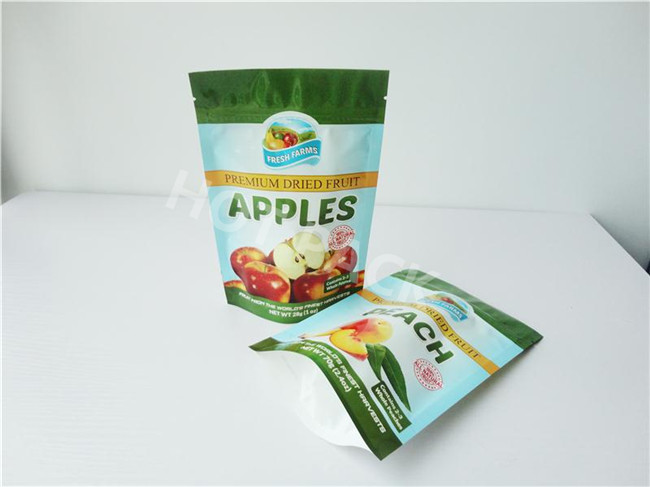 Food Grade Paper Stand Up Snack Packaging Bags Greaseproof Eco Friendly