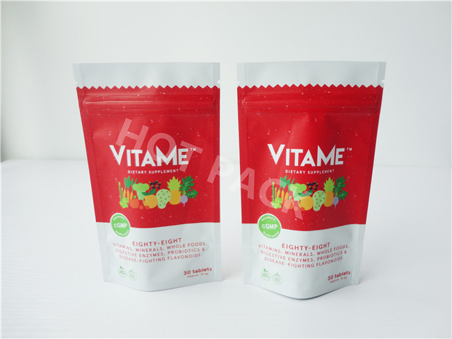 Oganic Sacha Inchi Protein Powder Powder Packaging Bags Free Standing Style