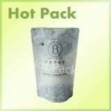 600g Matte Charcoal Garden Detox Zipper Laminated Ziplock Stand Up Pouches