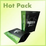 glossy printing stand up pouch with zipper