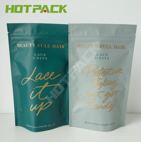 Hair Extensions Packaging Bags