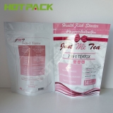 Custom printed diet tea packaging bag