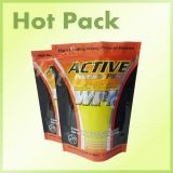 aluminum foil stand up Whey Protein packing bag