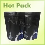 custom matte printed stand up pouch with zipper snack food packaging bag