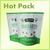 stand up zipper bag for bean flour with window