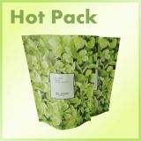heat seal green tea zip locks bag matcha bag